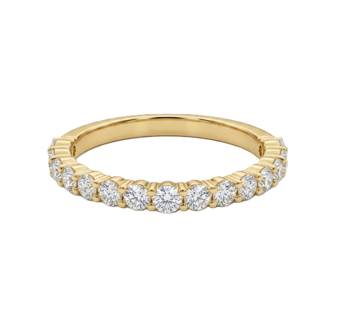 Round Diamond Pavé Wedding Band | 14K Yellow Gold | 0.50 CTW | R6223-050YD - Brownee Jewelers
