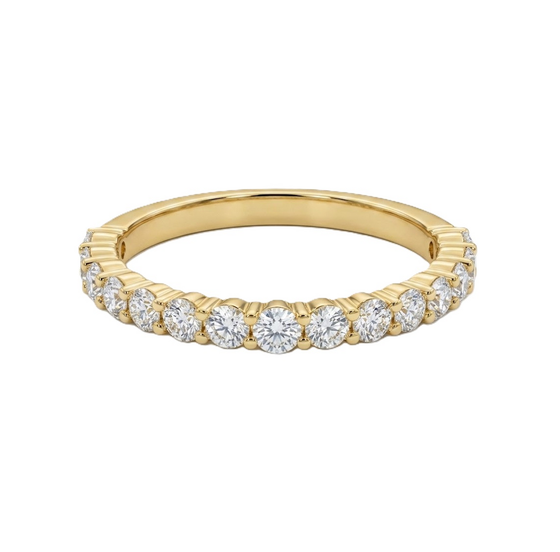 Round Diamond Pavé Wedding Band | 14K Yellow Gold | 0.50 CTW | R6223-050YD - Brownee Jewelers