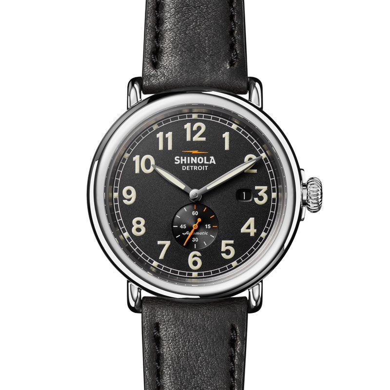 SHINOLA RUNWELL BLACK LEATHER