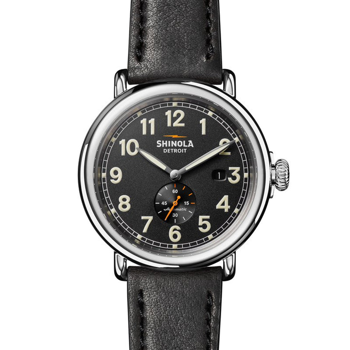 SHINOLA RUNWELL BLACK LEATHER