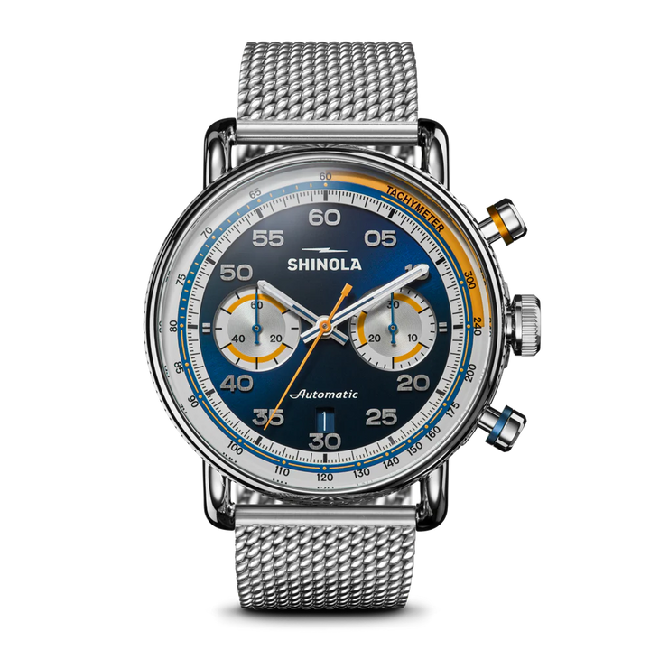 SHINOLA SPEEDWAY STEEL STRAP 