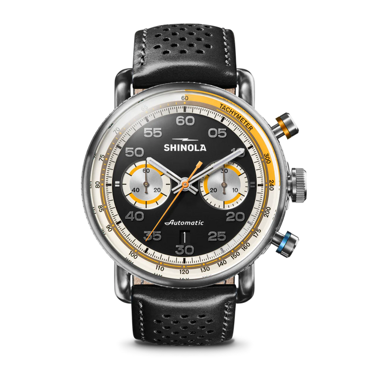SHINOLA SPEEDWAY YELLOW & BLACK