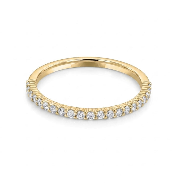 Round Diamond Pavé Wedding Band | 14K Yellow Gold | 0.20 CTW | R6223-020YD - Brownee Jewelers