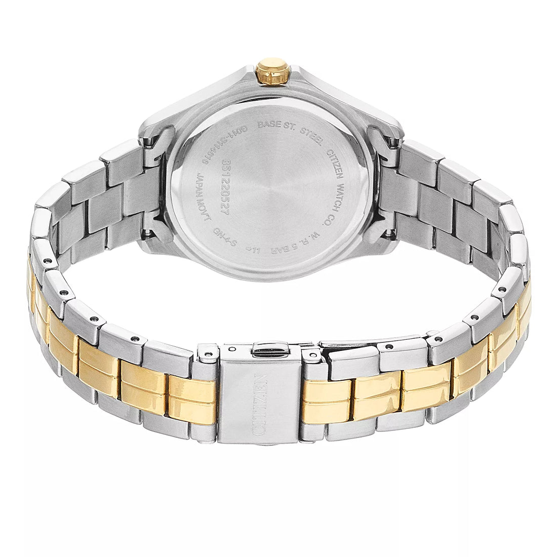 Citizen Ladies Two-Tone Stainless Steel with Silver Dial Watch