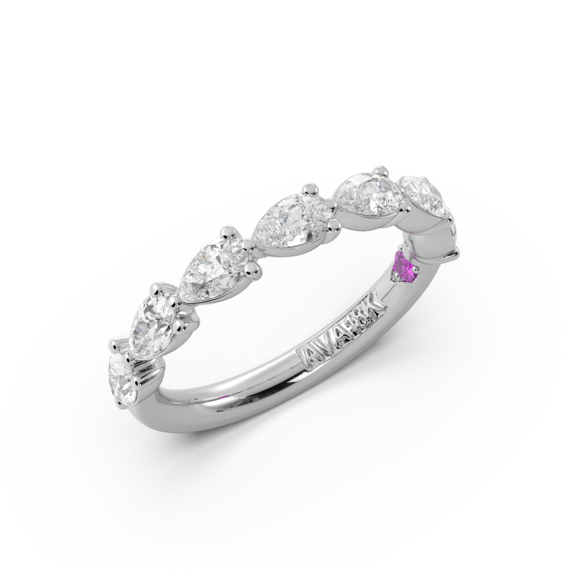 14KWG S-7 PS LAB DIA BAND 1.57CT TWT - Brownee Jewelers