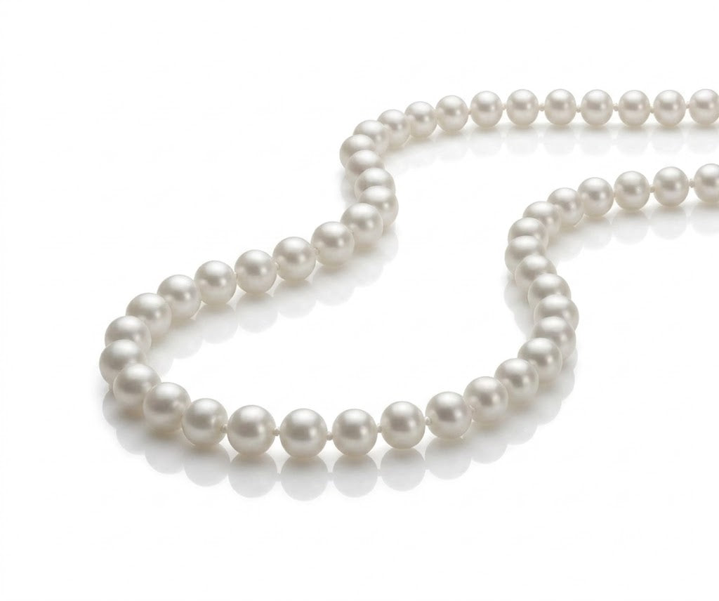 8-8.5mm Freshwater Cultured Pearl Sterling Silver Necklace