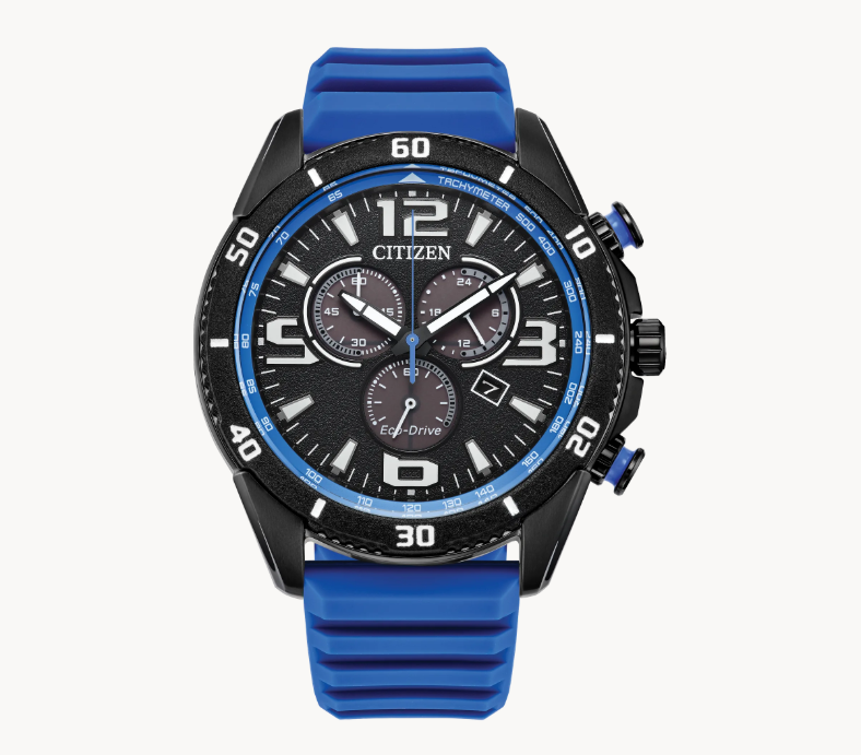 Bold and sporty, the Brycen chronograph is ready for any adventure