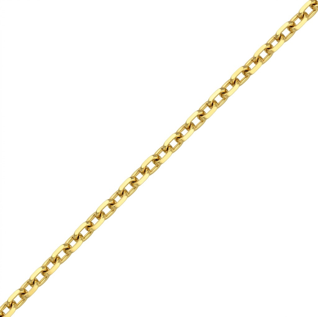 3.5MM Anchoro Chain Necklace | Sterling Silver & 18K Gold-Plated | 22 Inch | SSG-62-120-22 - Brownee Jewelers