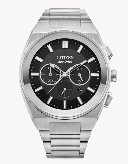 The Citizen Axiom SC features a sophisticated blend of sports watch aesthetics with refined styling for the ultimate workday to weekend watch to wear.