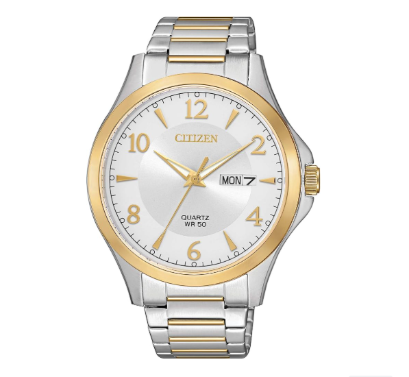 Citizen Two-Tone Stainless & Gold-Tone Silver Dial Steel Watch
