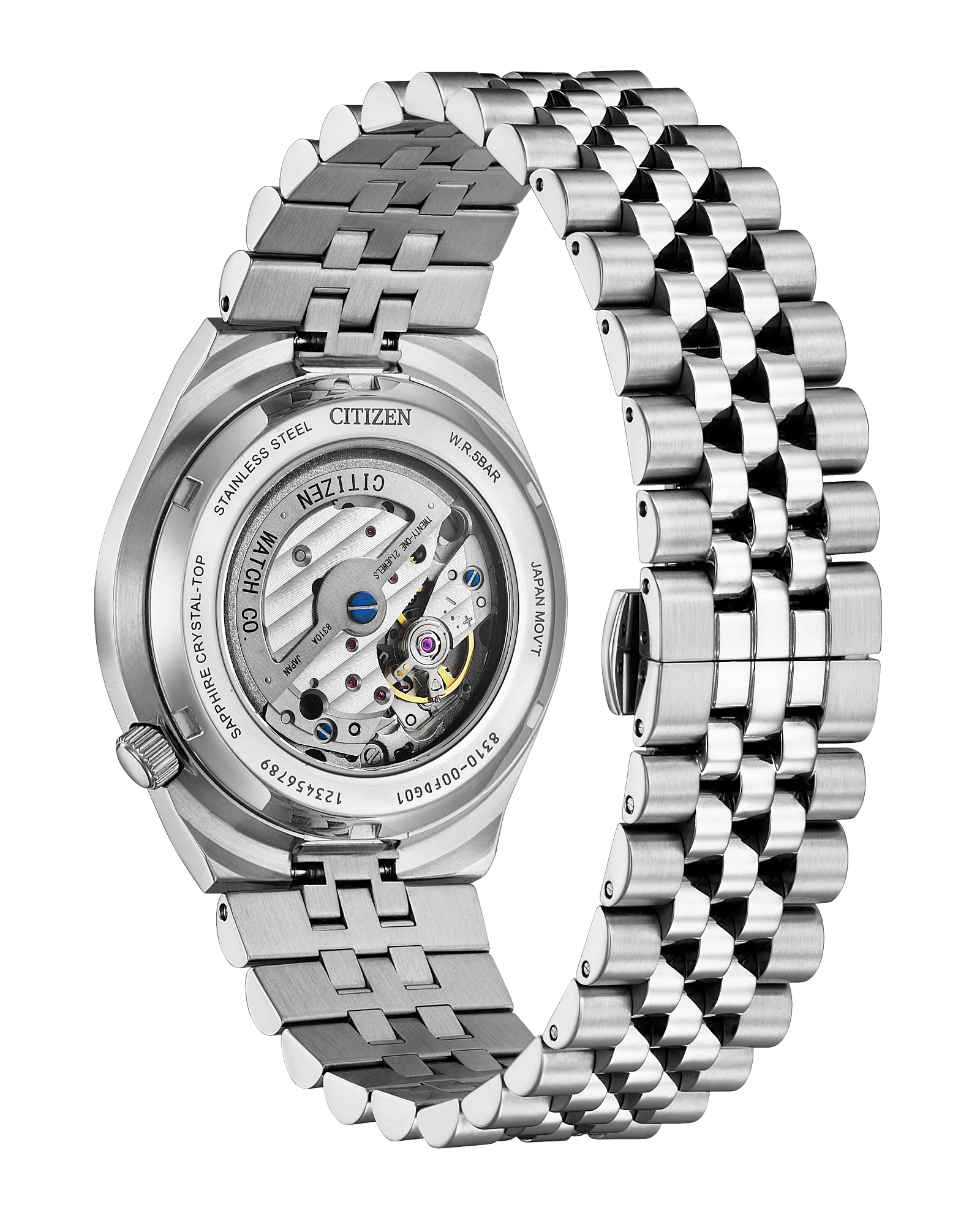 Tsuyosa 60 | Citizen Automatic Black Dial Watch | Stainless Steel | WR50 Bracelet Watch | Men’s Classic Design - Brownee Jewelers