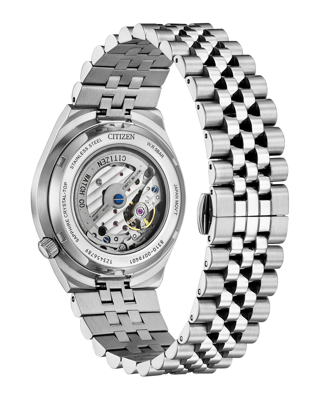 Tsuyosa 60 | Citizen Automatic Black Dial Watch | Stainless Steel | WR50 Bracelet Watch | Men’s Classic Design - Brownee Jewelers