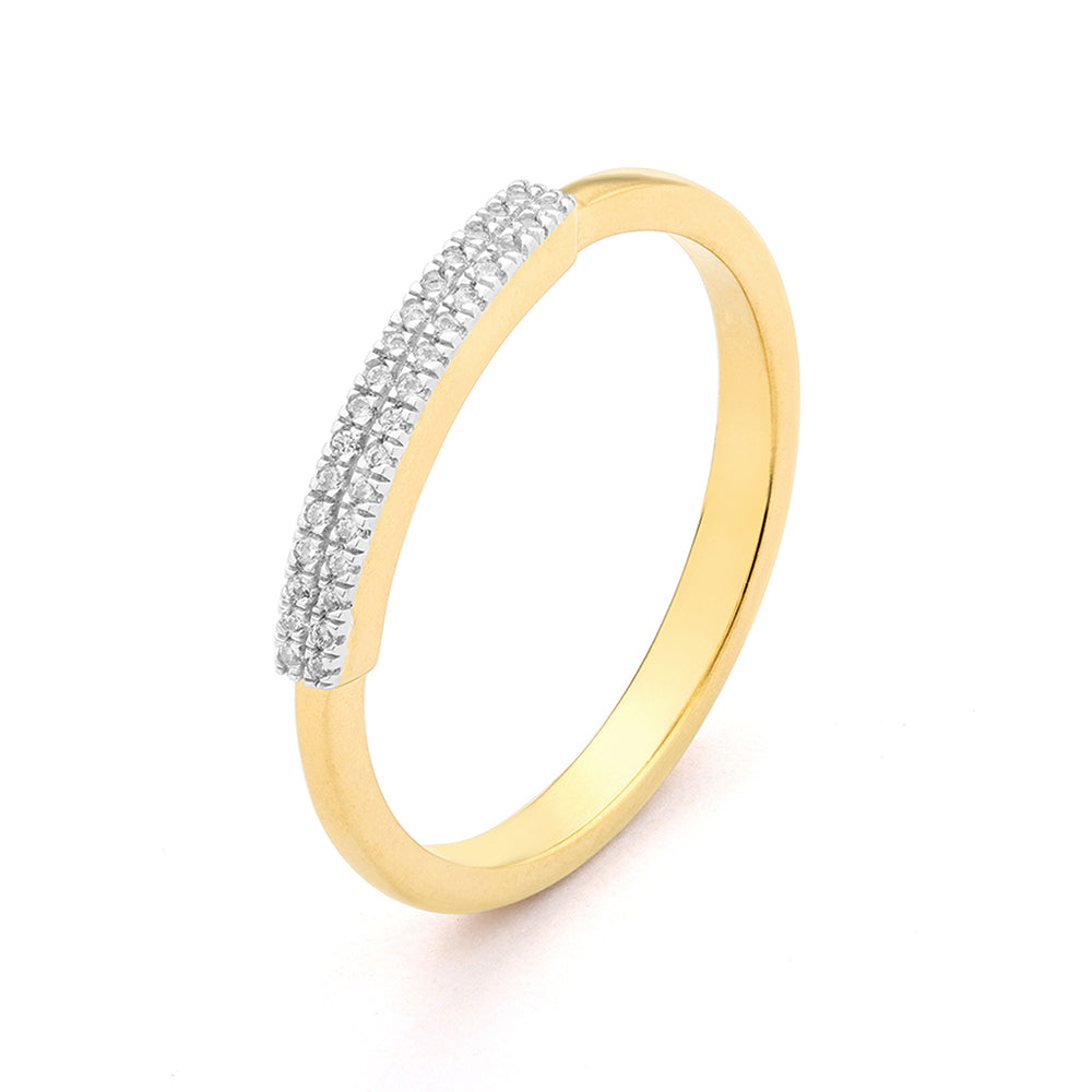 Bar None Stackable Ring