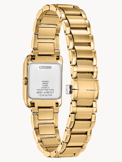 Classic lines and subtle sophistication make this latest piece to our women’s collection, the Citizen L Bianca, a charming addition of sustainable luxury