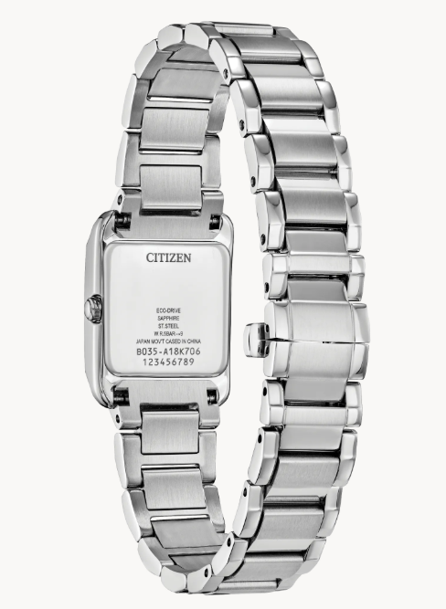 Classic lines and subtle sophistication make this latest piece to our women’s collection, the Citizen L Bianca, a charming addition of sustainable luxury