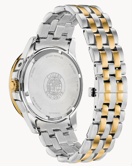 Bring sophistication to your day with the new CITIZEN Calendrier Moonphase, powered by any light with Eco-Drive.