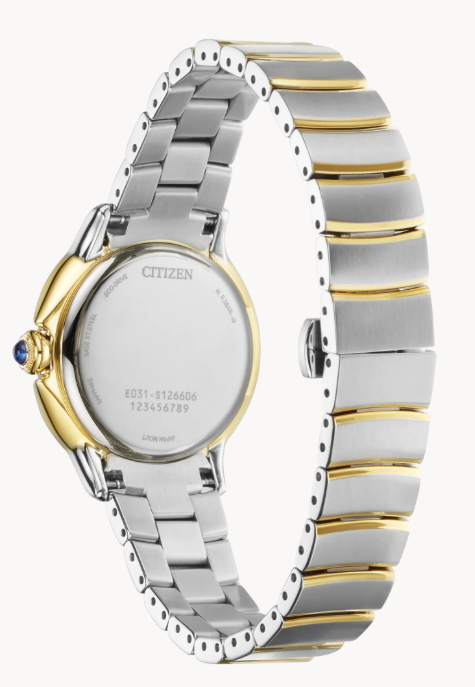 The Ladies Ceci from Citizen is a diamond women’s watch designed to sparkle