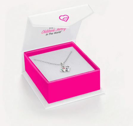 DINOSAUR NECKLACE SILVER 