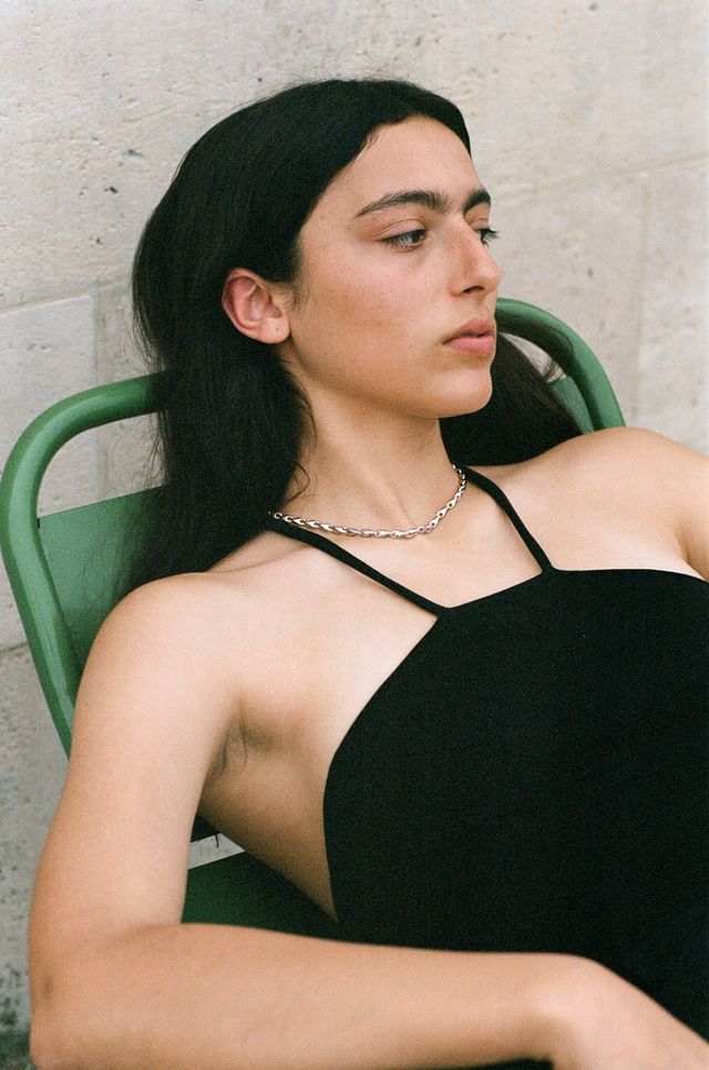 DAHLIA NECKLACE, SILVER