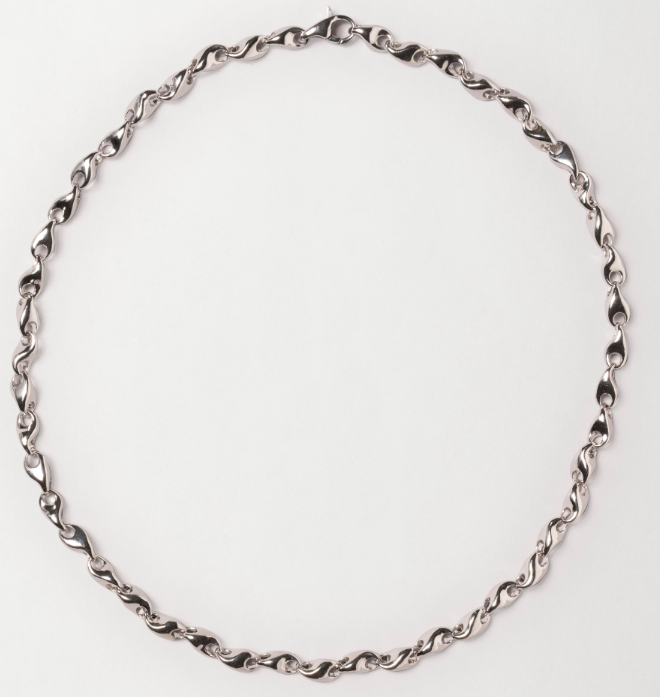 DAHLIA NECKLACE, SILVER