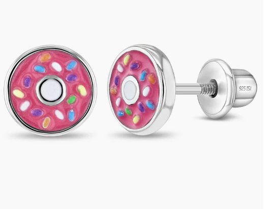 ENAMEL CUPCAKE EARRINGS