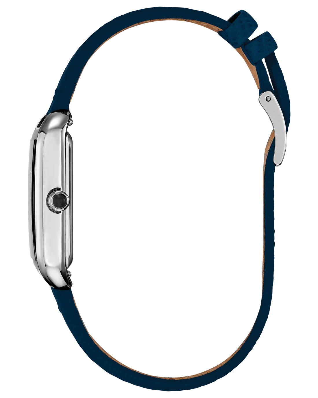 Citizen Dress Classic | Eco-Drive Ladies Watch | Stainless Steel | Blue Dial | Leather Strap | Rectangular Dress Style - Brownee Jewelers
