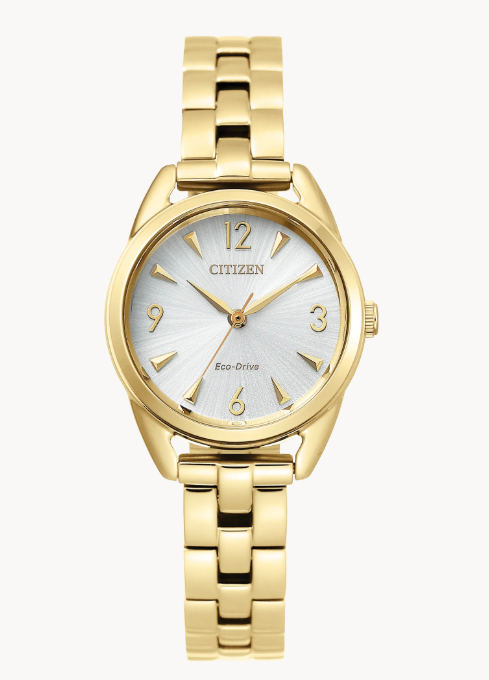 This Ladies’ Drive watch from Citizen is a “mini” version of the timeless classic