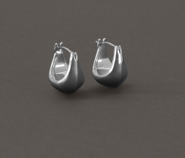 EVERYDAY HOOPS, SMALL, SILVER