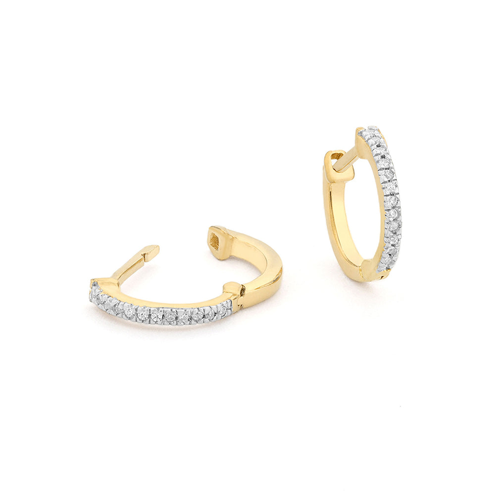 The Never Diamond Hoop Earring