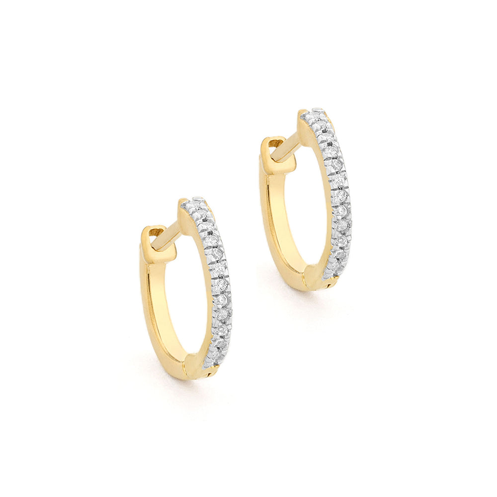 The Never Diamond Hoop Earring