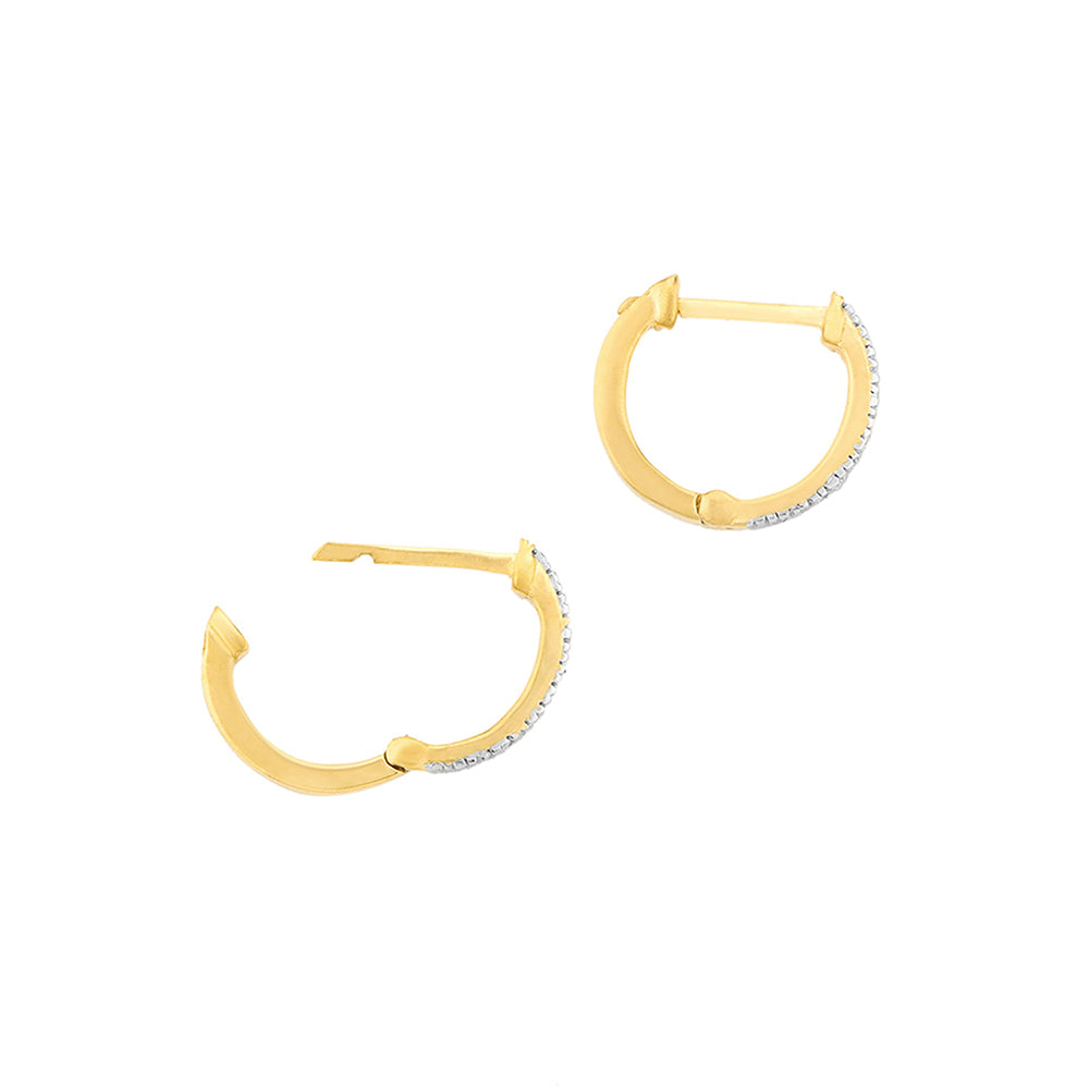 The Never Diamond Hoop Earring
