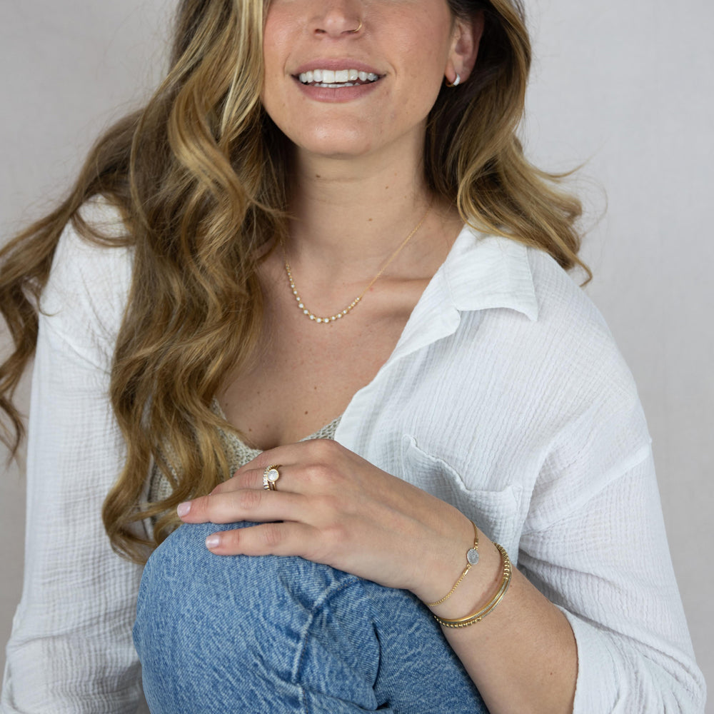 Three ways to shine hoop earrings 