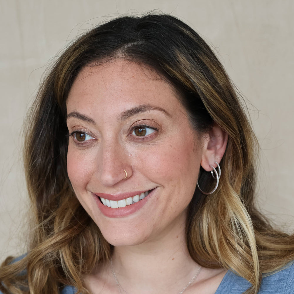 Medium Diamond Hoops