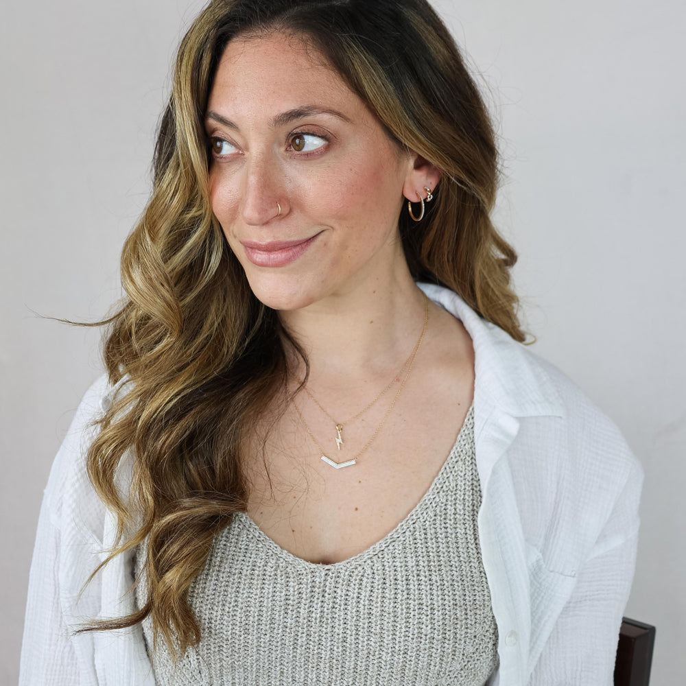 Small diamond Hoops