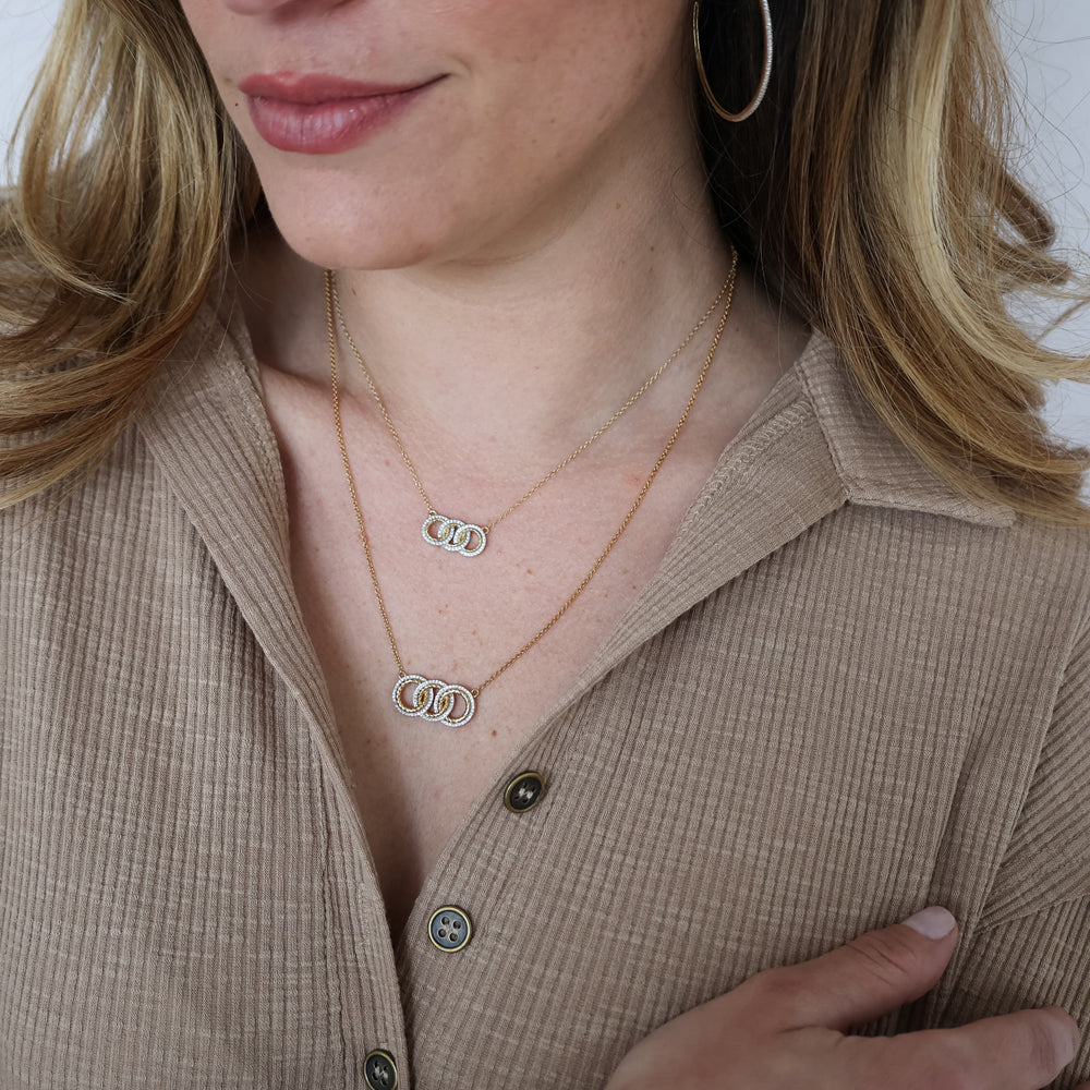 Large Diamond Hoop earrings