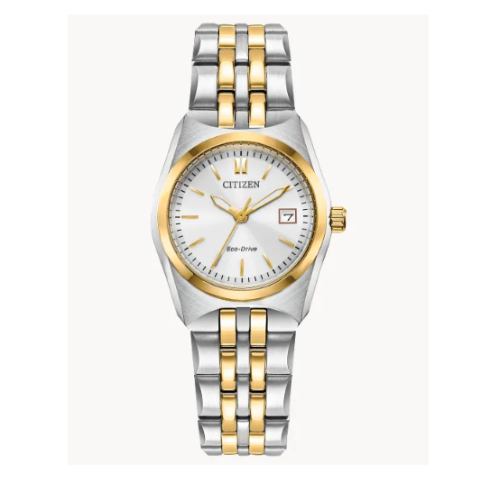 A classic timepiece is always in style in the Corso women’s watch from Citizen