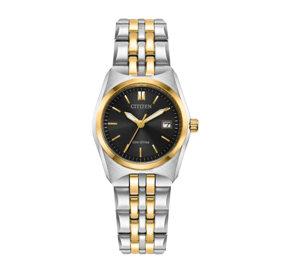 A classic timepiece is always in style in the Corso women’s timepiece from Citizen