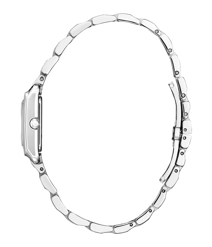 Citizen L Bianca | Women’s Eco-Drive Watch | Stainless Steel | White Dial | Bracelet | Rectangular Case | EW5600-52D - Brownee Jewelers