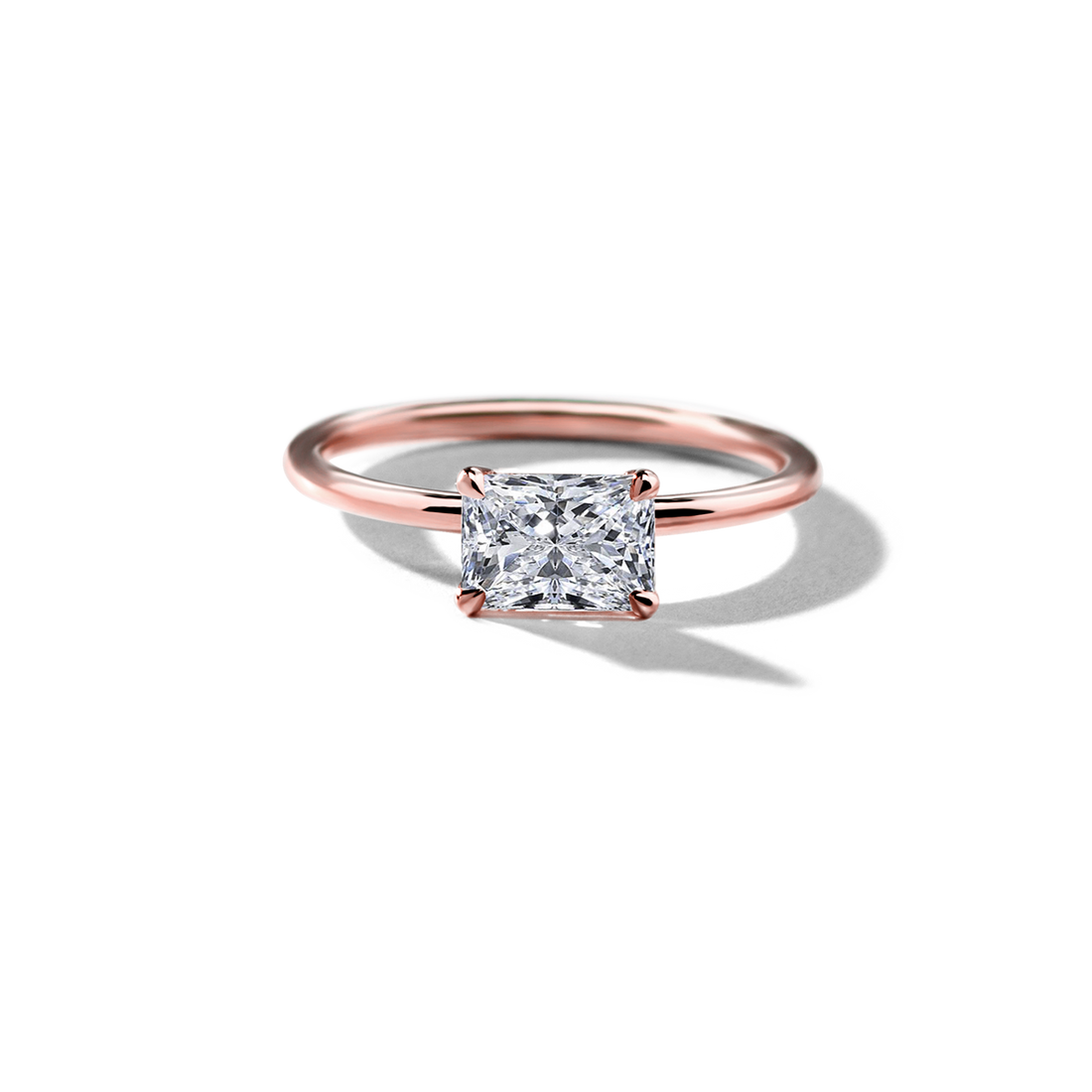 East-West Pixie Engagement Ring