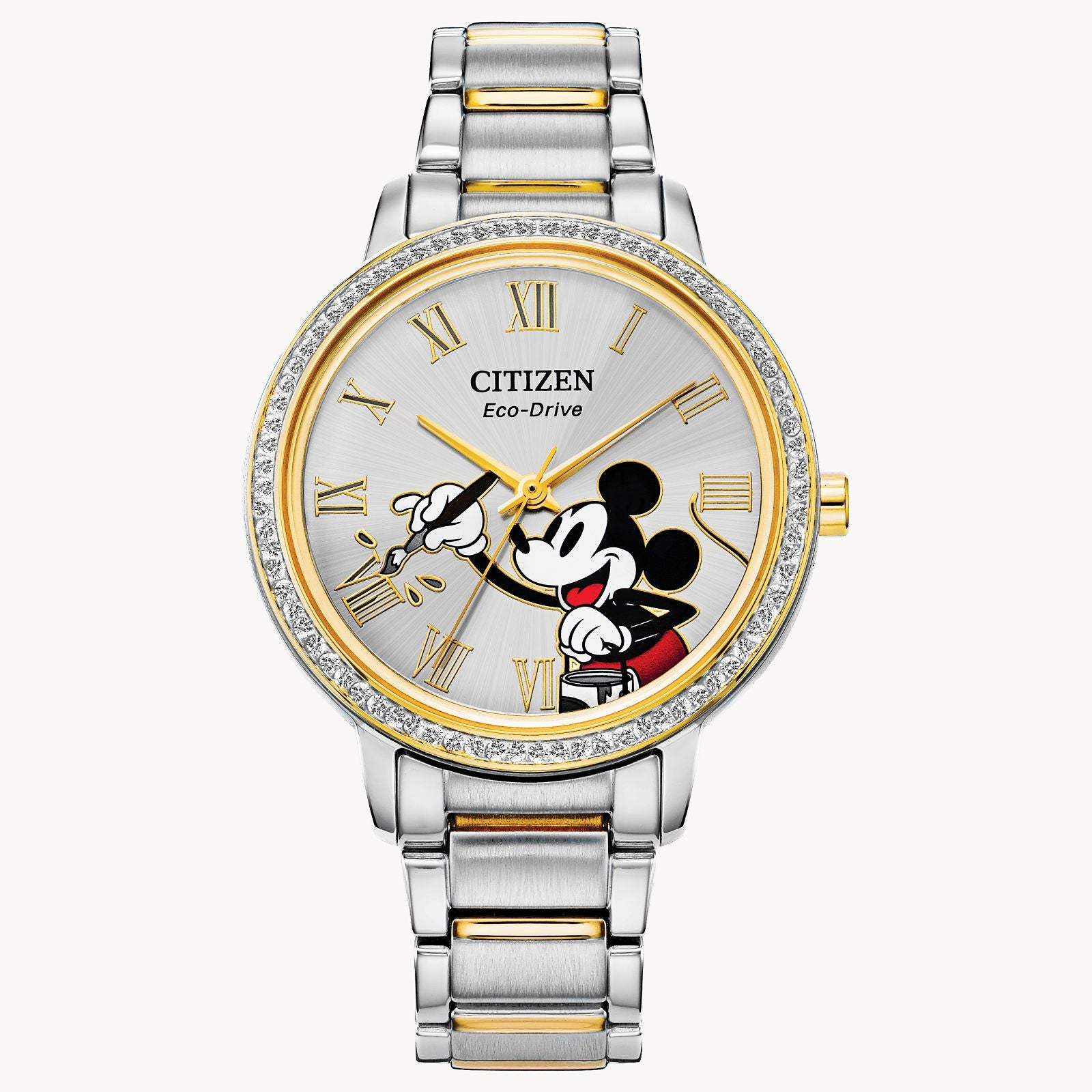 The Mickey Crystal watch from Citizen is the perfect blend of Disney style with Citizen luxury