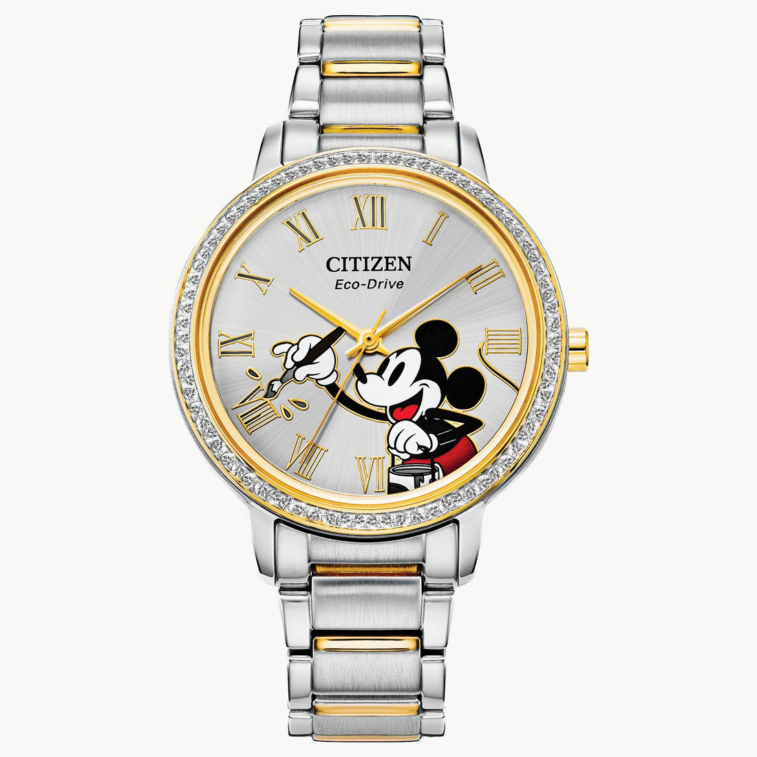 The Mickey Crystal watch from Citizen is the perfect blend of Disney style with Citizen luxury