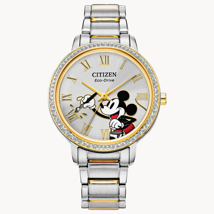 The Mickey Crystal watch from Citizen is the perfect blend of Disney style with Citizen luxury