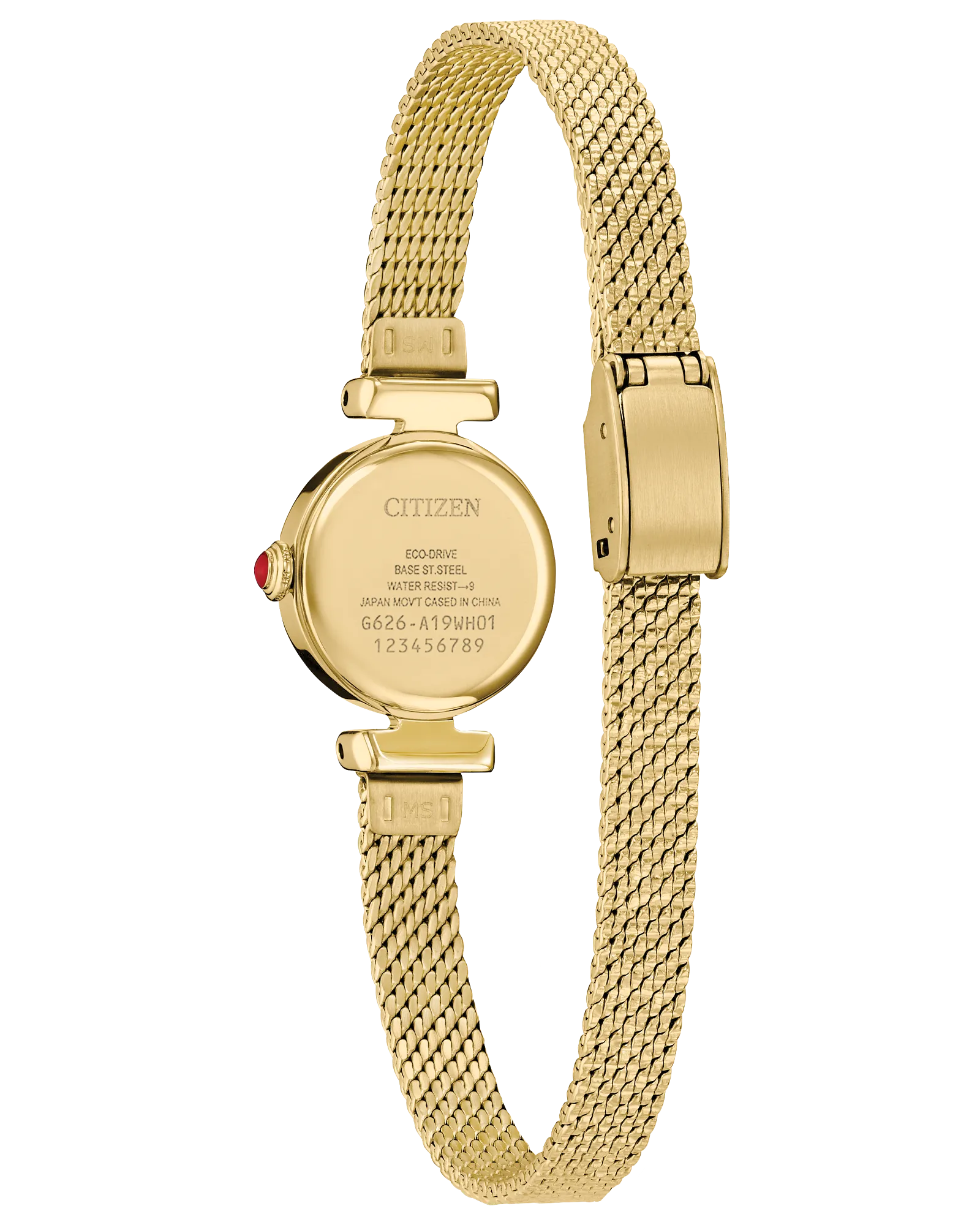 Fio | Citizen Eco-Drive Ladies Watch | Gold-Tone Stainless Steel | Bracelet Watch | Eco-Drive Mineral Crystal | Classic Dress Style | EG7086-57P - Brownee Jewelers