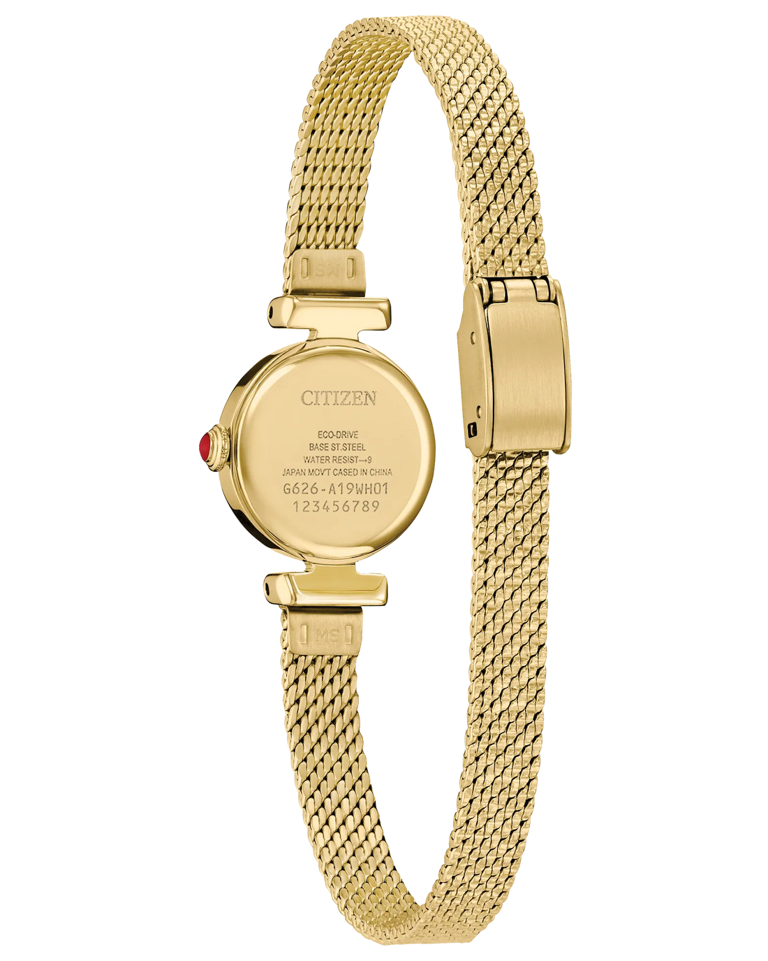 Fio | Citizen Eco-Drive Ladies Watch | Gold-Tone Stainless Steel | Bracelet Watch | Eco-Drive Mineral Crystal | Classic Dress Style | EG7086-57P - Brownee Jewelers