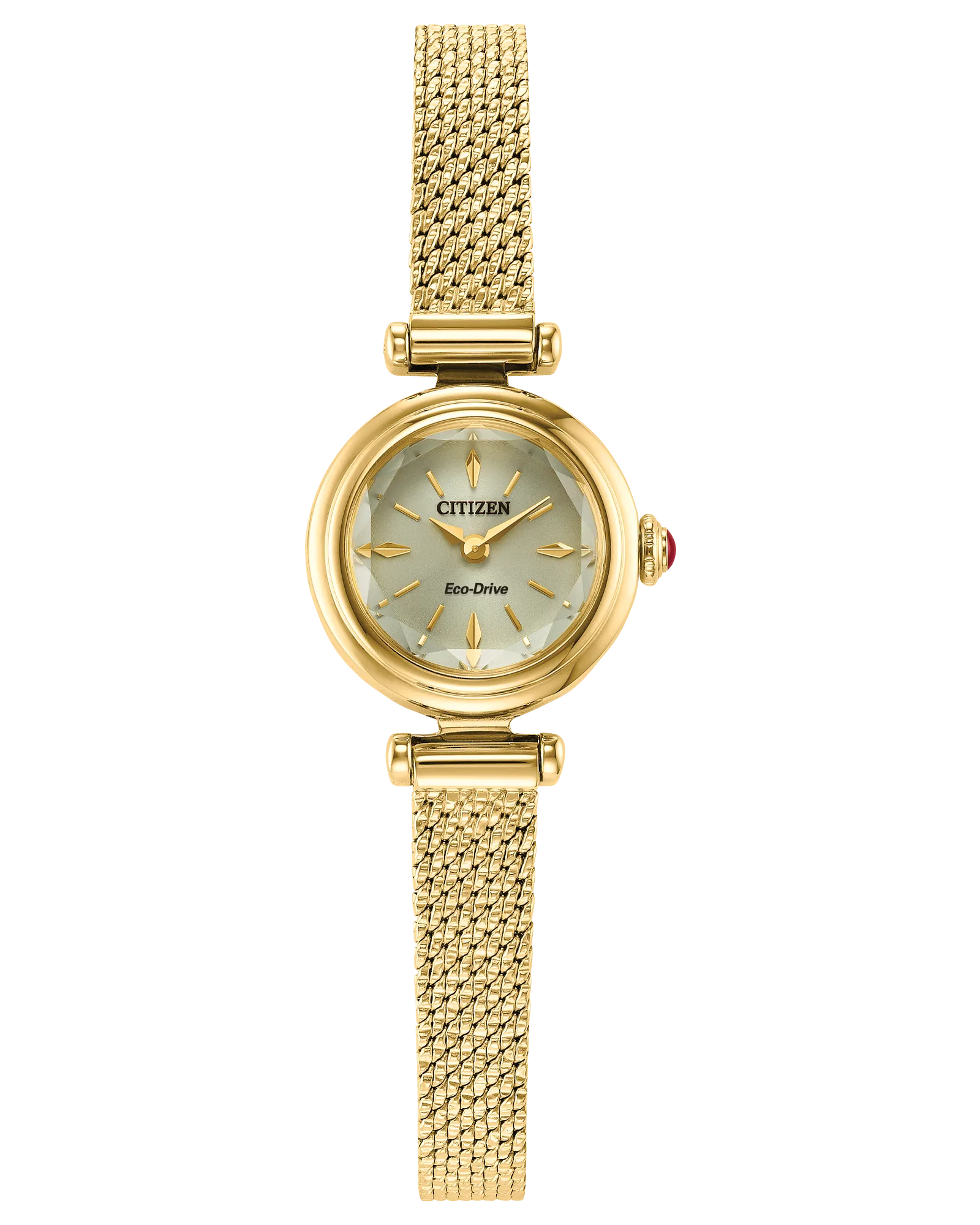 Fio | Citizen Eco-Drive Ladies Watch | Gold-Tone Stainless Steel | Bracelet Watch | Eco-Drive Mineral Crystal | Classic Dress Style | EG7086-57P - Brownee Jewelers