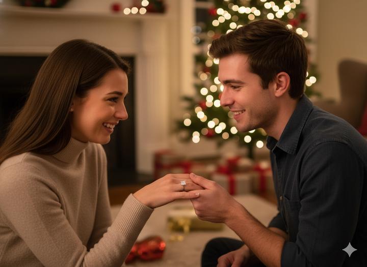 14K White Gold ~2ct Lab Diamond Engagement Ring (SI1–SI2, G–H) – 2.23ct Total Weight  