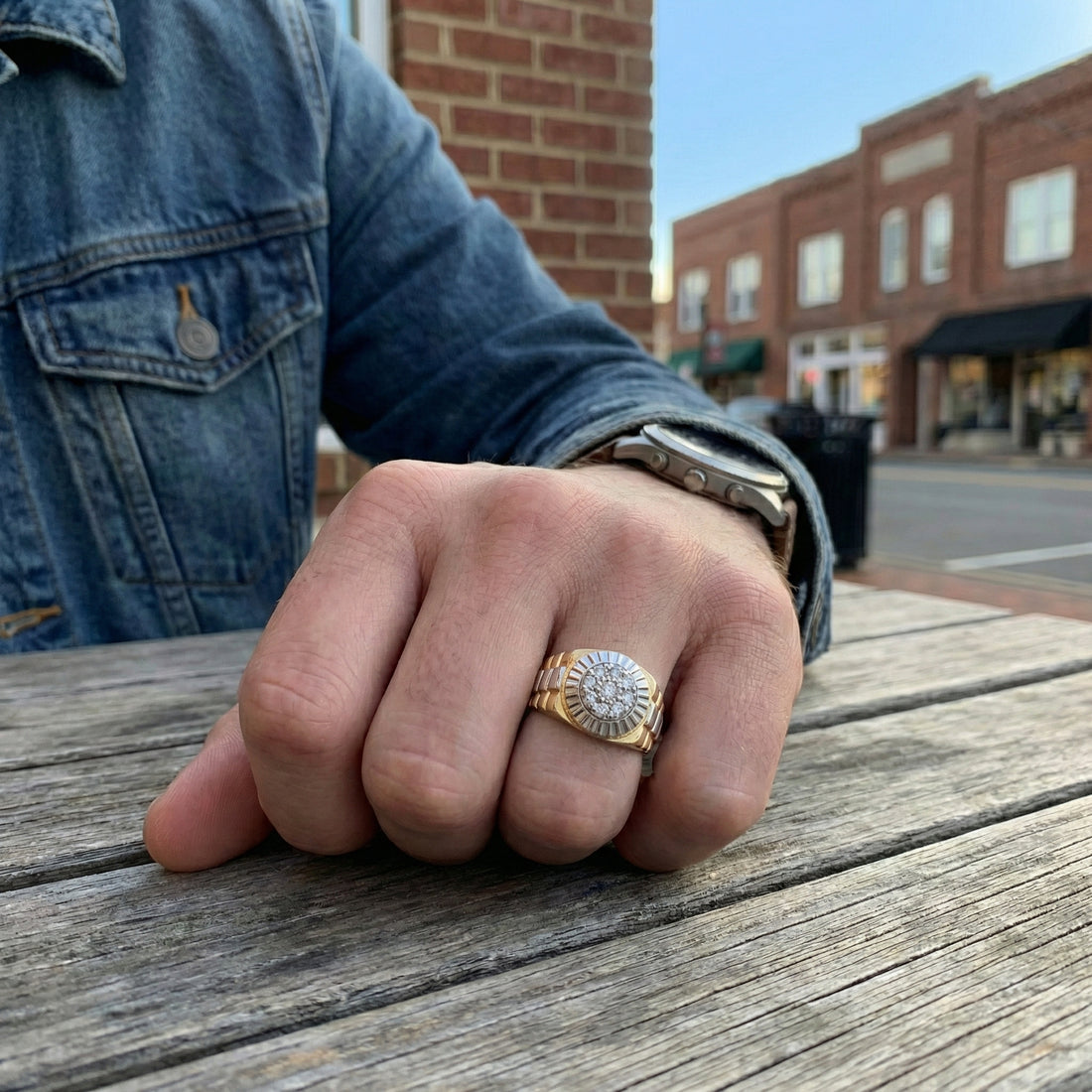 Diamond Cluster Men’s Ring