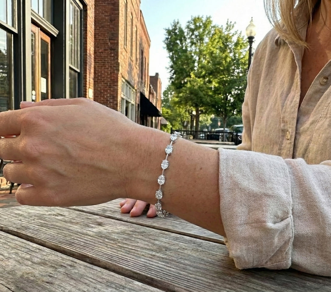 Lafonn Oval Lassaire Diamond Station Bracelet