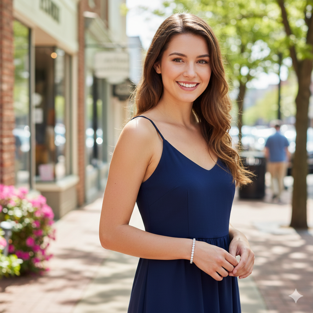 Timeless elegance meets everyday sophistication with this 7.65 CTW Classic Tennis Bracelet