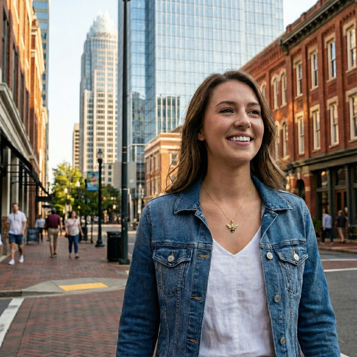 Le Vian® 14K Honey Gold™ Bee Pendant with Nude Diamonds™ & Blackberry Diamonds® Sweet, symbolic, and full of sparkle, this charming Le Vian® bee pendant is crafted in warm, glowing 14K Honey Gold™